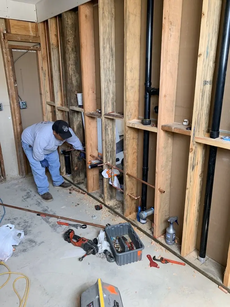 Commercial rough-in plumbing for Gas Line Repair in Castle Hills Forest